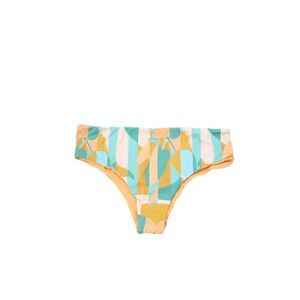 Nomads Womens Playa Bikini Bottoms - Expressivo Print And Peach Size 4XL